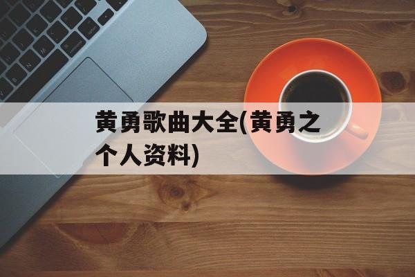 黄勇歌曲大全(黄勇之个人资料)-第1张图片-
