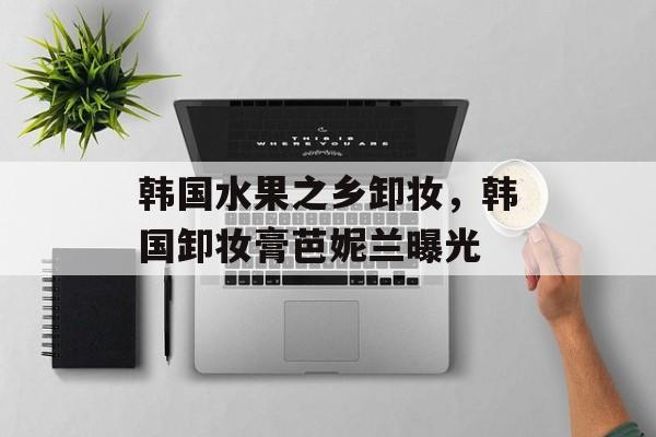 韩国水果之乡卸妆，韩国卸妆膏芭妮兰曝光-第1张图片-